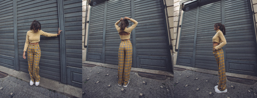 The Girl and the yellow pants